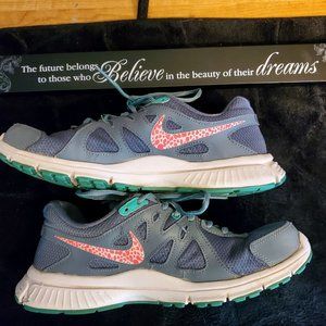 Nike Revolution 2 Running Shoes Gray Pink Aqua